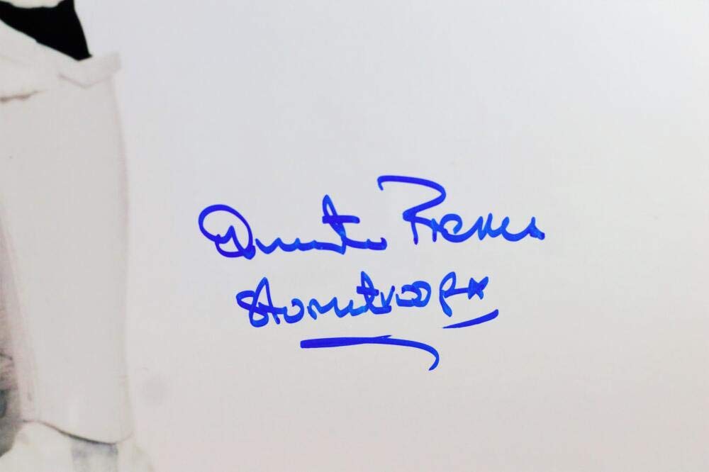 Quentin Pierre Autographed Full Body 16x20 Photo w/ Insc - JSA Auth *Blue