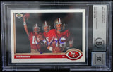 1991 Upper Deck #54 Joe Montana Auto San Francisco 49ers BGS Autograph 10