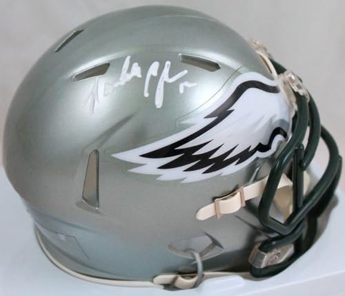 Randall Cunningham Autographed Eagles Flash Speed Mini Helmet- Beckett W Holo