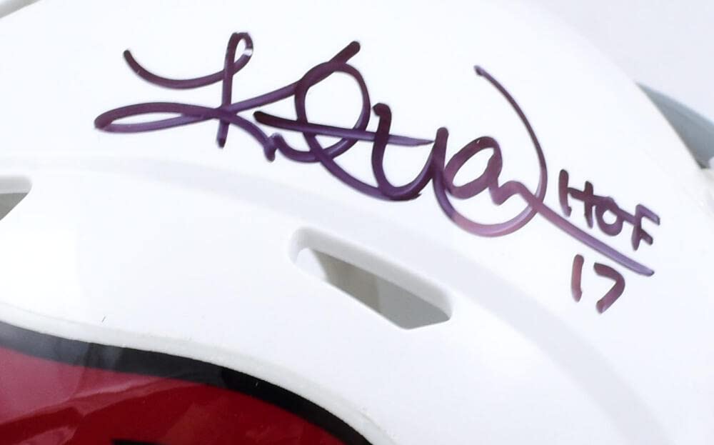 Kurt Warner Signed Arizona Cardinals Speed Mini Helmet w/HOF -Beckett W Hologram