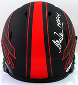 Andre Reed Autographed Bills Eclipse Speed Mini Helmet W/ Insc- Beckett W*Silver