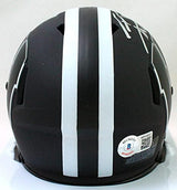 T.J. Watt Signed Wisconsin Badgers Eclipse Speed Mini Helmet - Beckett W Holo