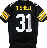Donnie Shell Autographed Black Pro Style Jersey w/HOF-Beckett W Hologram