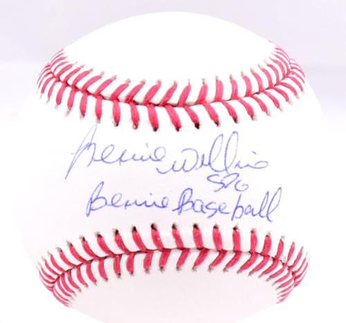 Bernie Williams Signed Rawlings OML Baseball w/ Bernie Baseball - Beckett W Holo