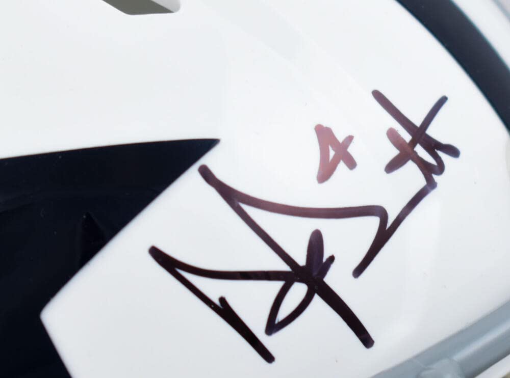 Dak Prescott Autographed Dallas Cowboys 60-63 Speed Mini Helmet-Beckett W Holo