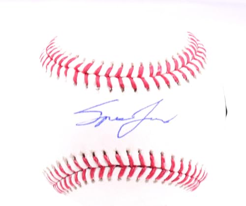 Spencer Jones Autographed Rawlings OML Baseball - Fanatics *Blue