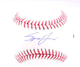 Spencer Jones Autographed Rawlings OML Baseball - Fanatics *Blue