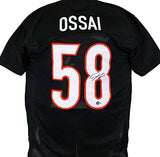 Joseph Ossai Autographed Black Pro Style Jersey-Beckett W Hologram