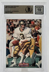 1993 Pro Line Profiles #561 Joe Montana Auto Kansas City Chiefs BGS Autograph 10