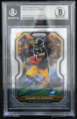 2020 Panini Prizm #392 Chase Claypool Pittsburgh Steelers BGS Auto 10