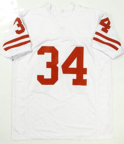 Ricky Williams Autographed White College Style Jersey W/ HT 98- JSA W Auth *4Acr