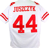 Kyle Juszczyk Autographed White Pro Style Jersey- Beckett W Hologram *Black