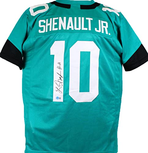 Laviska Shenault Jr Autographed Teal Pro Style Jersey - Beckett W Hologram