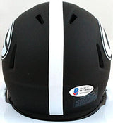 Sony Michel Autographed GA Bulldogs Eclipse Speed Mini Helmet- Beckett W *Silver