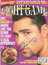 Oscar De La Hoya Autographed Fight Game Magazine Cover PSA/DNA #S42241