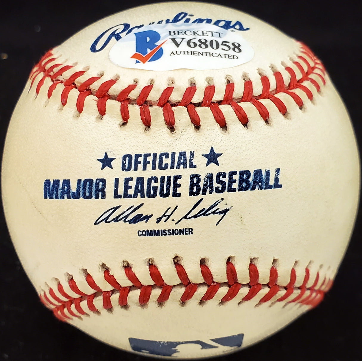 Ralph "Putsy" Caballero Autographed Official MLB Baseball Philadelphia Phillies "Youngest Player to Play 3rd Base in the Major Leagues 16 Years Old" Beckett BAS #V68058