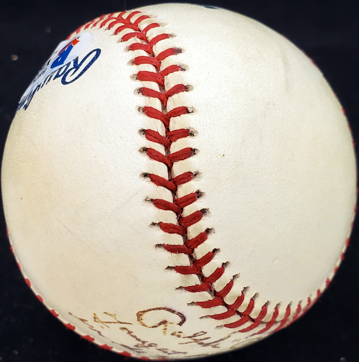 Ralph "Putsy" Caballero Autographed Official MLB Baseball Philadelphia Phillies "Youngest Player to Play 3rd Base in the Major Leagues 16 Years Old" Beckett BAS #V68058