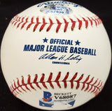 Ed Bouchee Autographed Official MLB Baseball Philadelphia Phillies "1956-60 Phillies" Beckett BAS #V68087