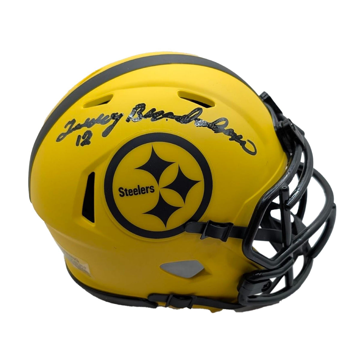 Terry Bradshaw Autographed Speed Rave Mini Helmet - JSA