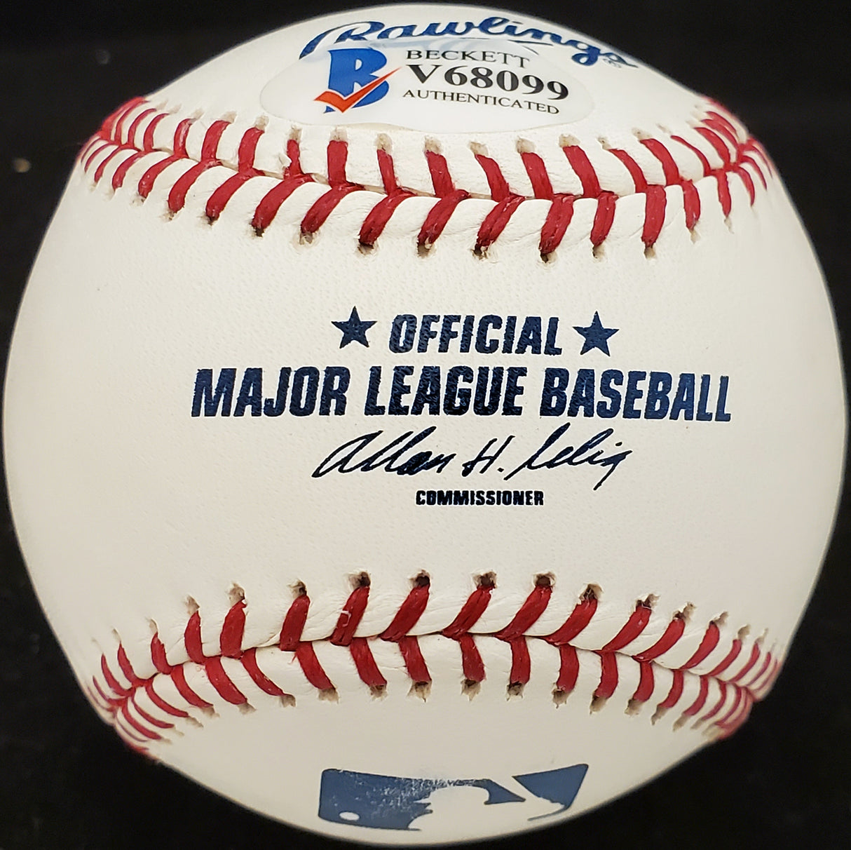 Bobby Wilkins Autographed Official MLB Baseball Philadelphia A's Beckett BAS #V68099