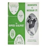 Michigan State vs Minnesota November 17 1956 Official Game Program - Sports Integrity
