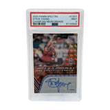 2020 Panini Spectra #CSSY Steve Young Championship Signatures - Neon Orange /5 PSA 9 Mint
