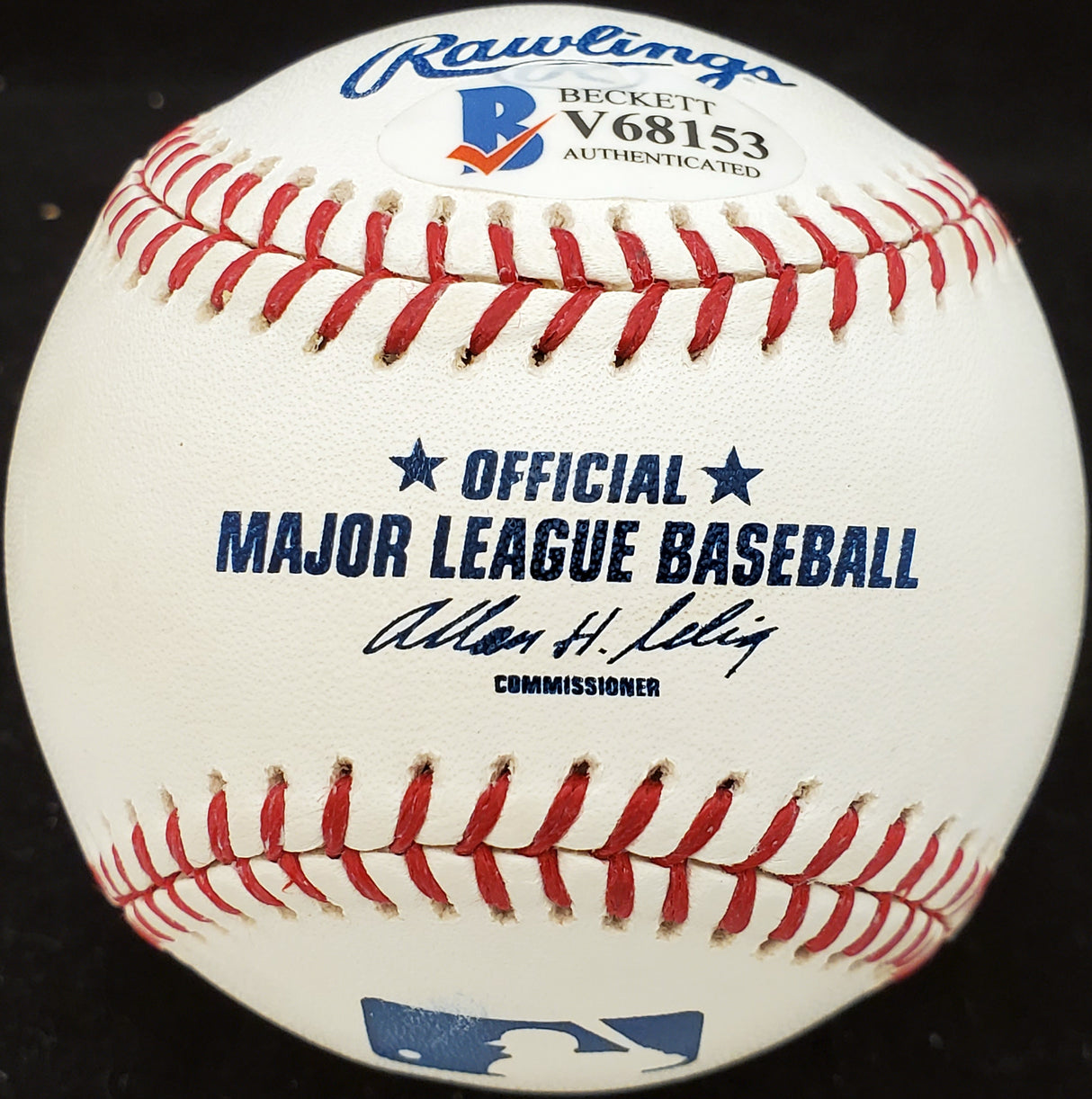 Joe Astroth Autographed Official MLB Baseball Philadelphia A's Beckett BAS #V68153