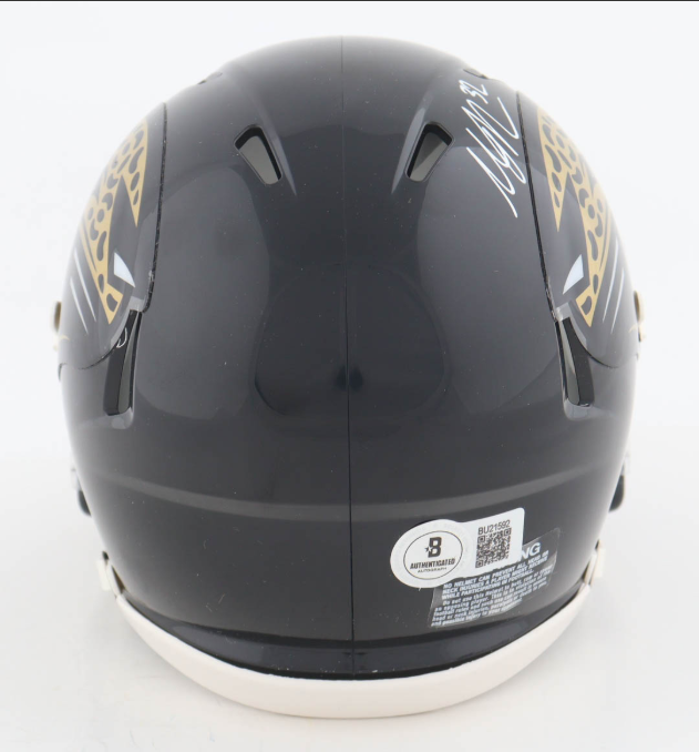 Maurice Jones-Drew Signed Jaguars Mini Helmet - Beckett