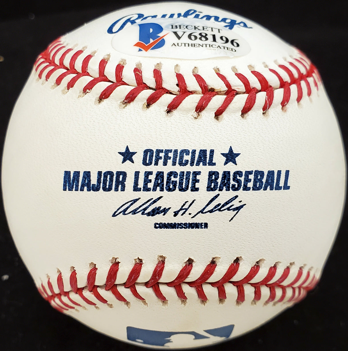 Carl Miles Autographed Official MLB Baseball Philadelphia A's Beckett BAS #V68196