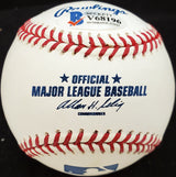 Carl Miles Autographed Official MLB Baseball Philadelphia A's Beckett BAS #V68196