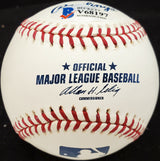 Ozzie Van Brabant Autographed Official MLB Baseball Philadelphia A's Beckett BAS #V68197