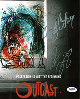Patrick Fugit & Reg E. Cathey Outcast Authentic Signed 8X10 Photo PSA #AC46880