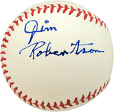 Jim Robertson Autographed Official MLB Baseball Philadelphia A's Beckett BAS #V68210