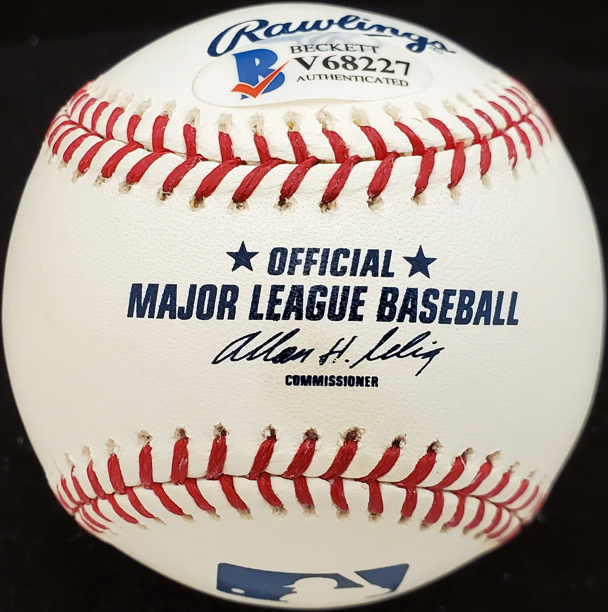 Gene Handley Autographed Official MLB Baseball Philadelphia A's Beckett BAS #V68227