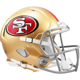 San Francisco 49ers Riddell Speed Full Size Authentic Football Helmet