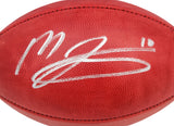 Mac Jones Autographed Official NFL Leather Football New England Patriots Beckett BAS QR Stock #202969