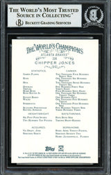 Chipper Jones Autographed 2017 Topps Allen & Ginter Card #220 Atlanta Braves Beckett BAS #12750826