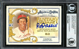 Rod Carew Autographed 2018 Topps Allen & Ginter Fantasy Goldmine Card #FG-46 Minnesota Twins Beckett BAS #12754491
