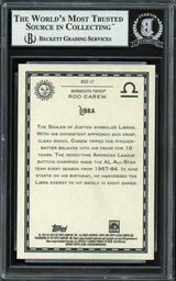 Rod Carew Autographed 2019 Topps Allen & Ginter Baseball Star Signs Card #BSS-17 Minnesota Twins Beckett BAS #12754539