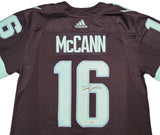 Seattle Kraken Jared McCann Autographed Navy Adidas Authentic Jersey Size 54 With Inaugural Patch Fanatics Holo Stock #202944