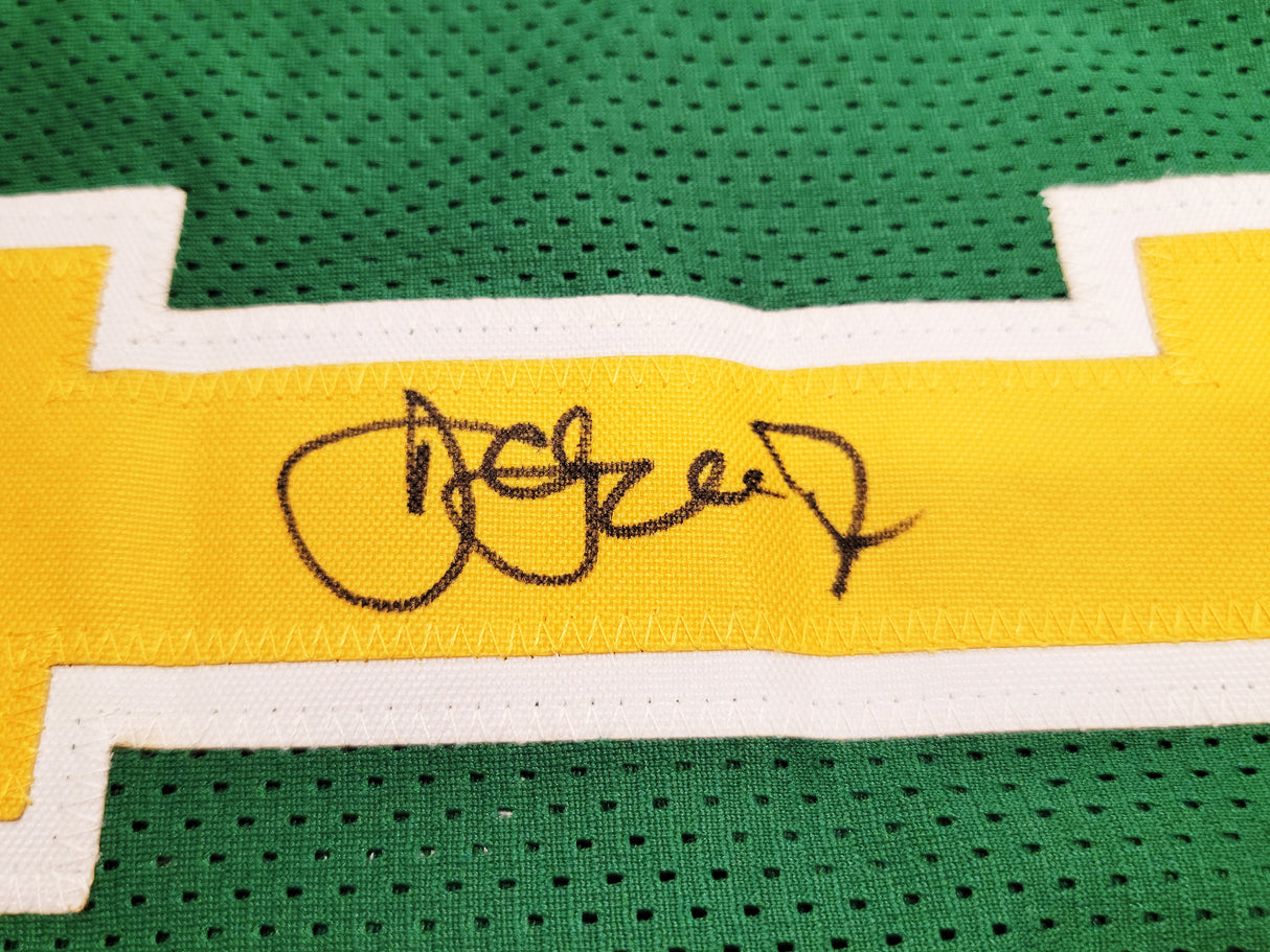 Seattle Supersonics Detlef Schrempf Autographed Green Jersey MCS Holo Stock #202421