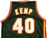 Seattle Supersonics Shawn Kemp Autographed Green Jersey MCS Holo Stock #202428