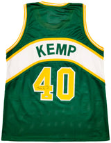 Seattle Supersonics Shawn Kemp Autographed Green Jersey MCS Holo Stock #202427