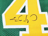 Seattle Supersonics Shawn Kemp Autographed Green Jersey MCS Holo Stock #202427