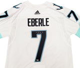 Seattle Kraken Jordan Eberle Autographed White Adidas Authentic Jersey Size 54 With Inaugural Patch Fanatics Holo Stock #202945