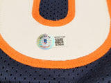 Chicago Bears Roquan Smith Autographed Blue Jersey Beckett BAS QR Stock #203004