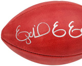 Ezekiel Elliott Autographed Official NFL Leather Football Dallas Cowboys Beckett BAS QR Stock #203012