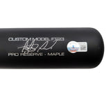 Fernando Tatis Jr. Autographed Matte Black Victus Game Model Bat San Diego Padres Beckett BAS QR Stock #202588
