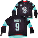 Seattle Kraken Ryan Donato Autographed Blue Fanatics Jersey Size XL Inaugural Season Patch Fanatics Holo Stock #202597