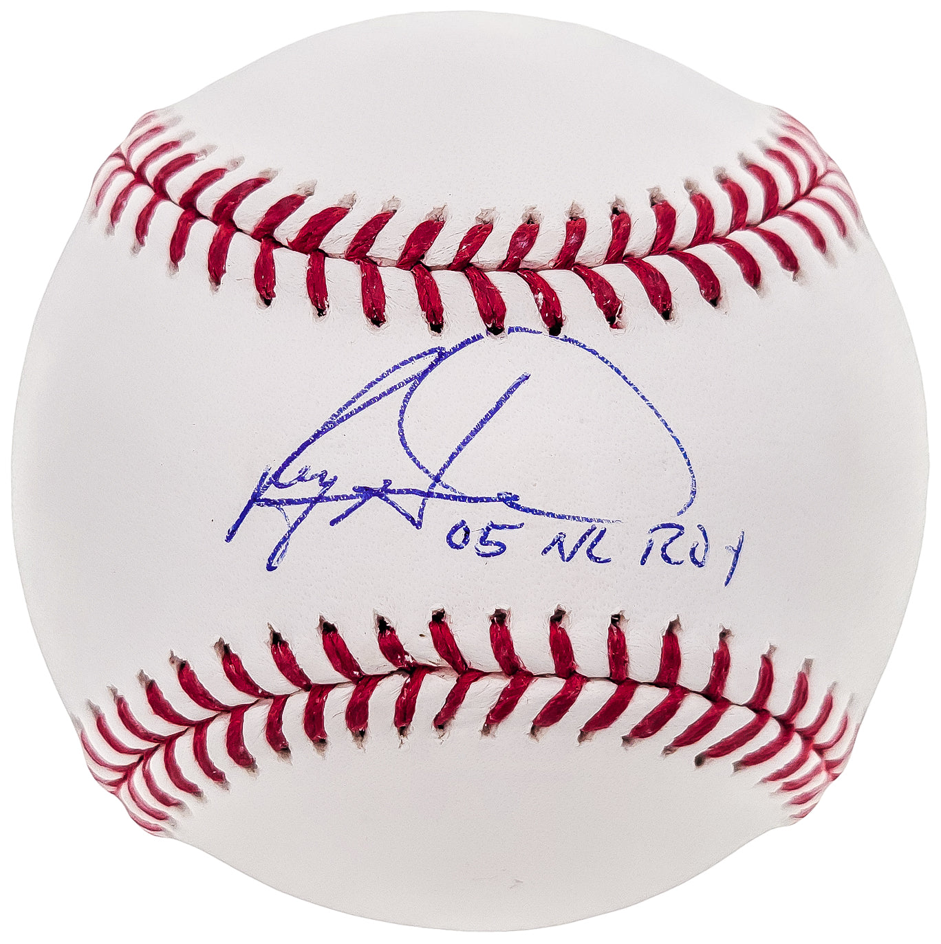Ryan Howard Autographed Baseball Philadelphia Phillies "05 NL ROY" Beckett BAS QR Stock #202600
